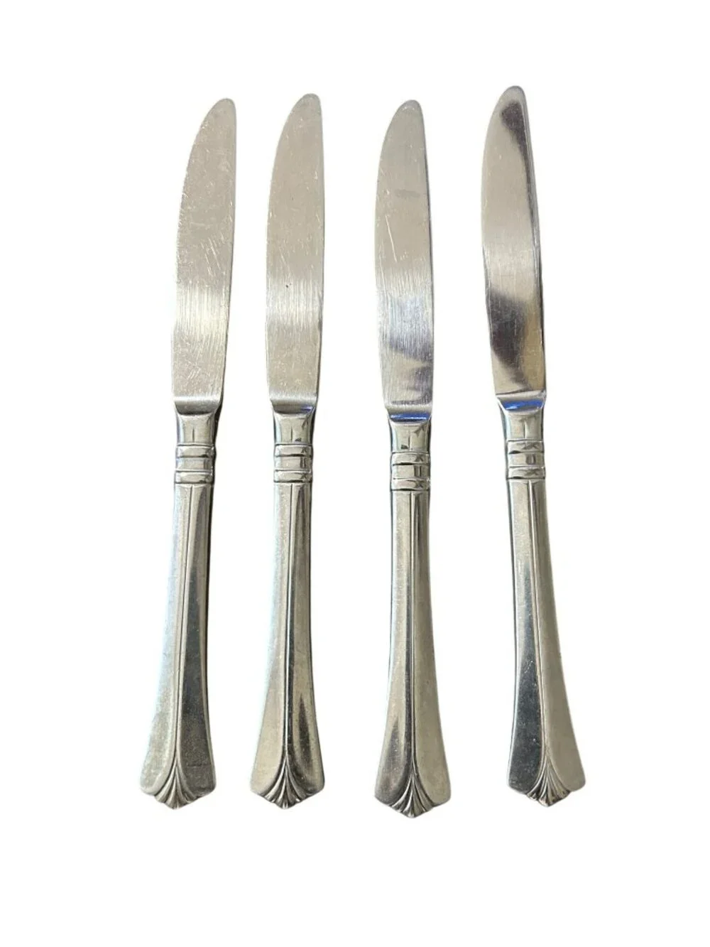 Pfaltzgraff Ellington Stainless Steel Flatware Knives Set Of 4